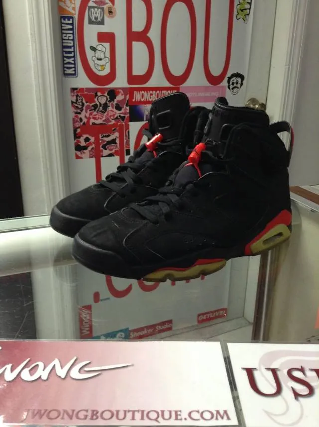 2000 Nike Air Jordan VI Black Infrared