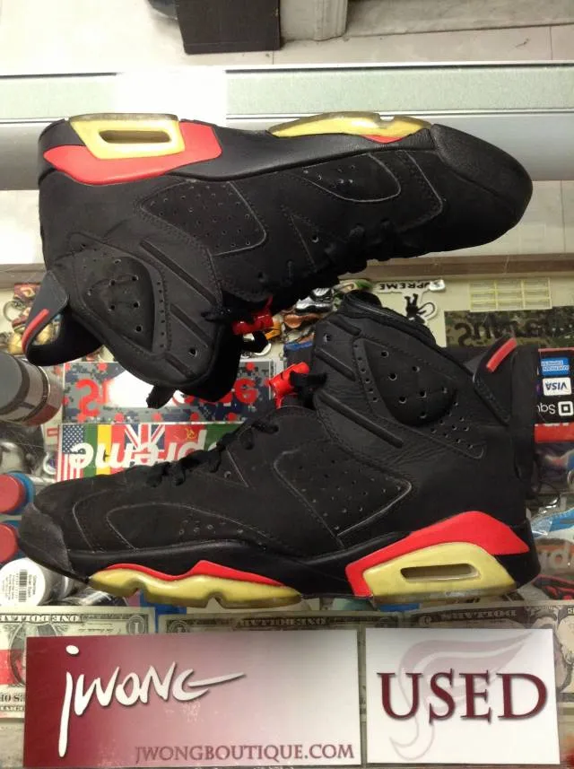 2000 Nike Air Jordan VI Black Infrared