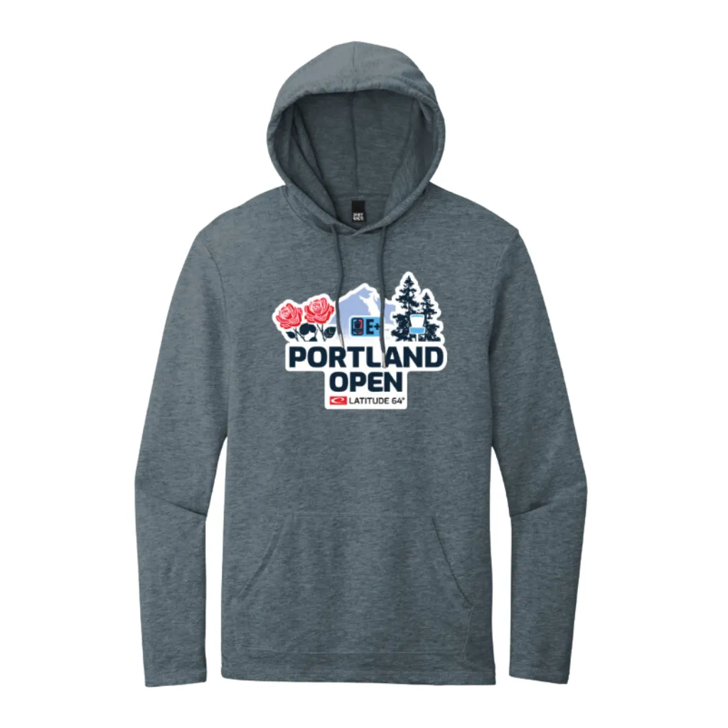 2023 Portland Open Lightweight Hoodie - Heather Indigo