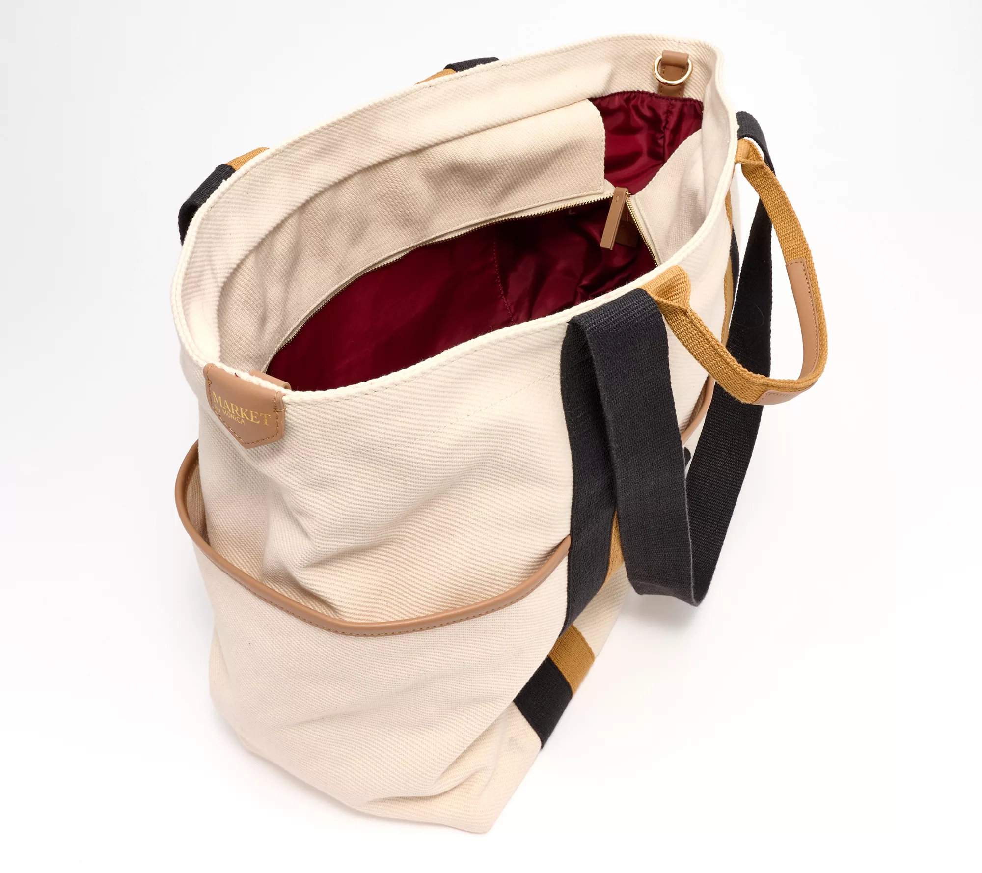 "As Is" Market By Monica Canvas Hero XL Tote with Crossbody Strap