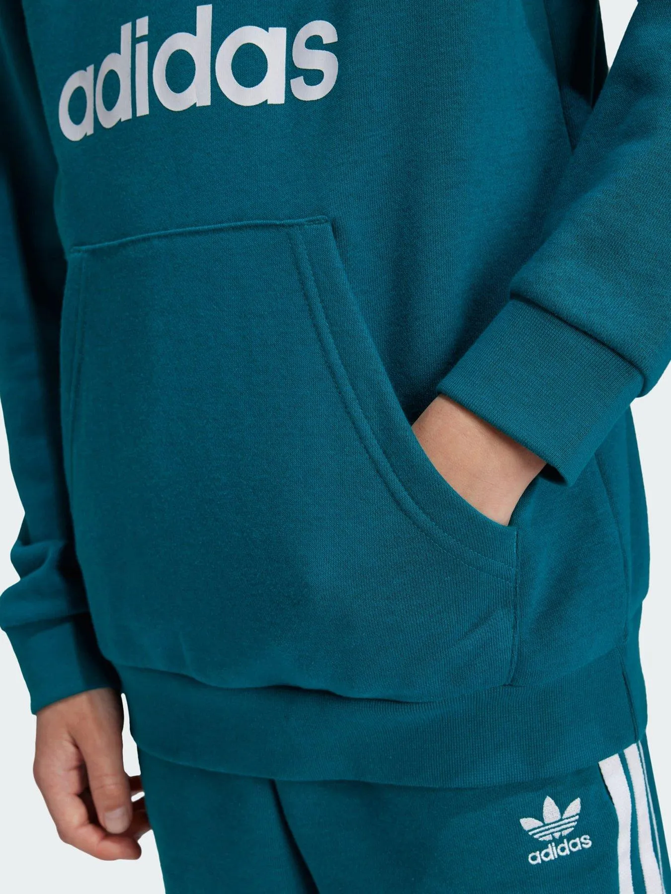 adidas Originals Trefoil Hoodie Kids - Light Green