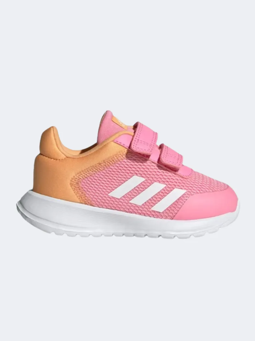 Adidas Tensaur Run 2 Girls Running Shoes Pink/White/Orange