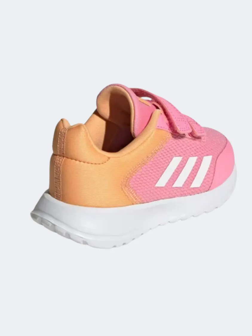 Adidas Tensaur Run 2 Girls Running Shoes Pink/White/Orange