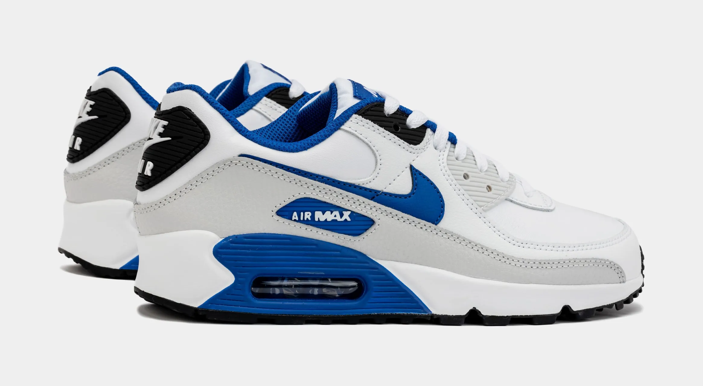 Air Max 90 LTR Mens Running Shoes (White/Blue)