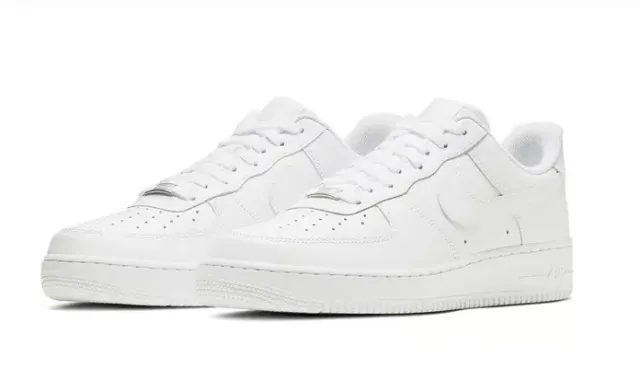 AUTHENTIC NIKE AIR FORCE 1 '07 White White CW2288 111 Me...