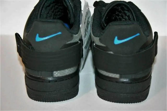 AUTHENTIC Nike Air Force 1 Type GS Black Photo Blue BQ47...