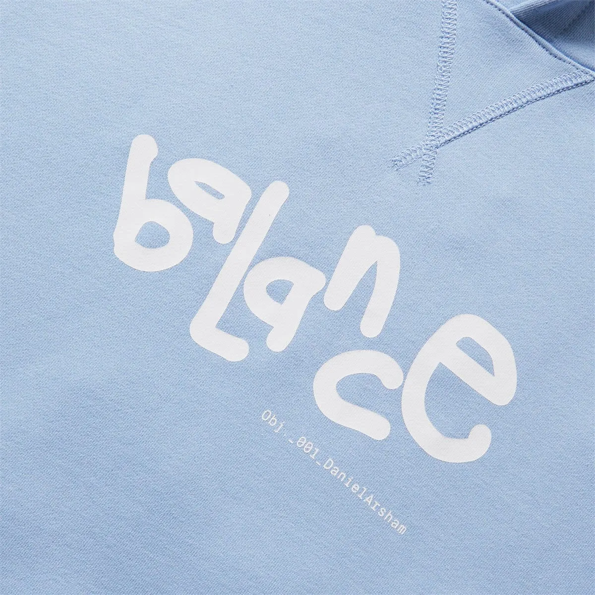 BALANCE PRINT HOODIE POP BLUE | Bodega