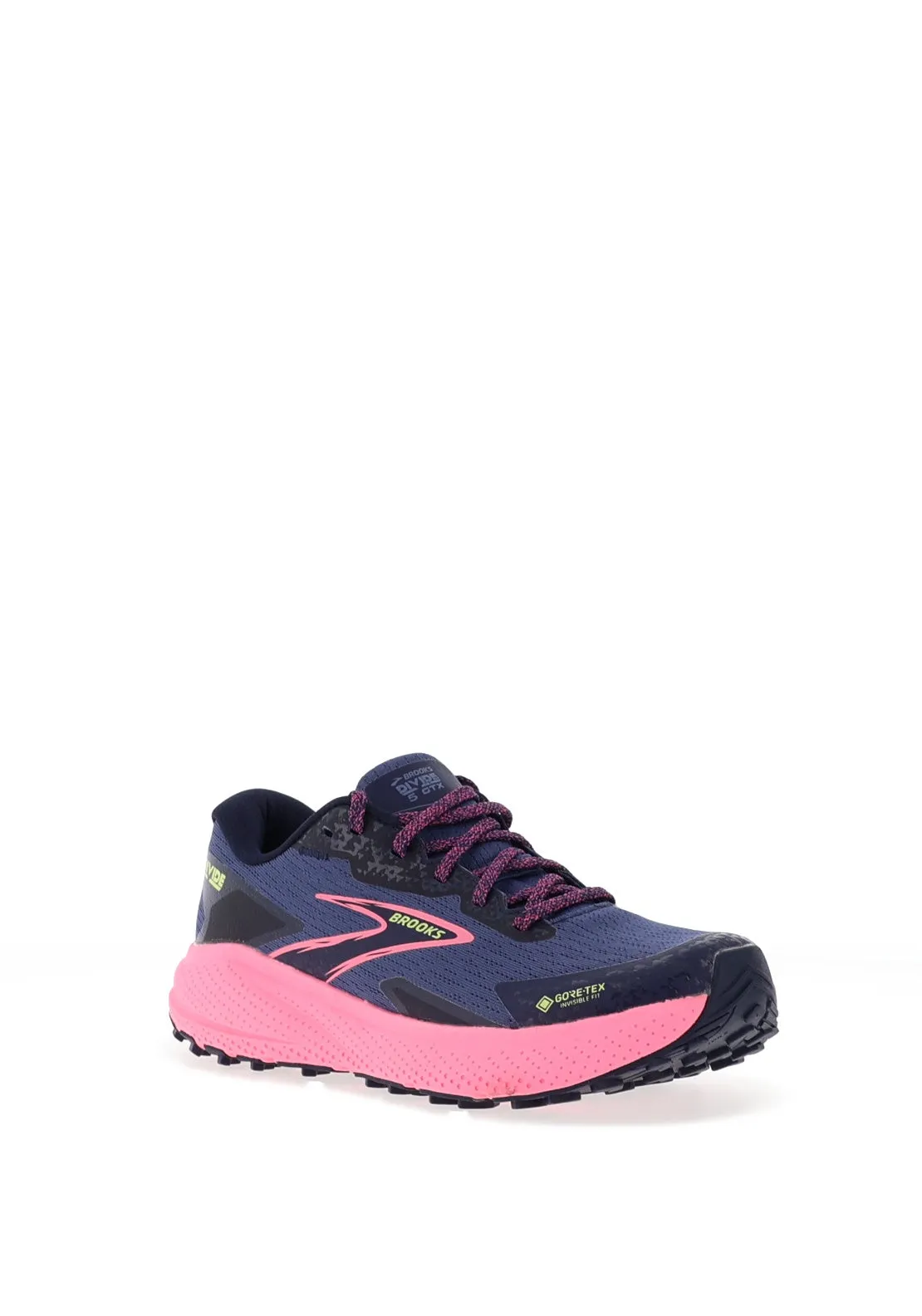 Brooks Divide 5 GTX Running Shoes, Blue and Pink