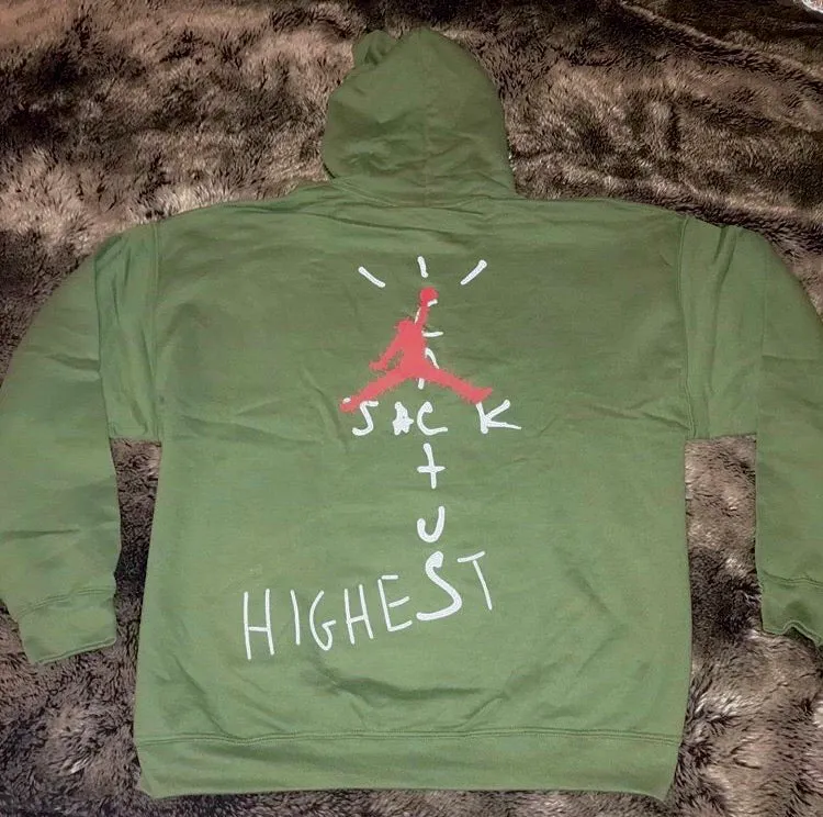 Cactus Jack Nike Air Jordan Highest Hoodie (Green)