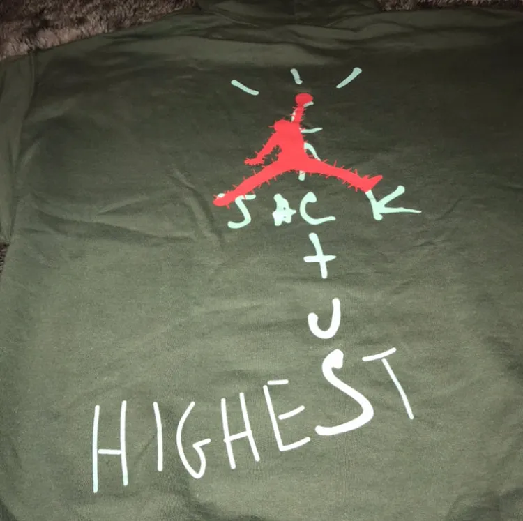 Cactus Jack Nike Air Jordan Highest Hoodie (Green)