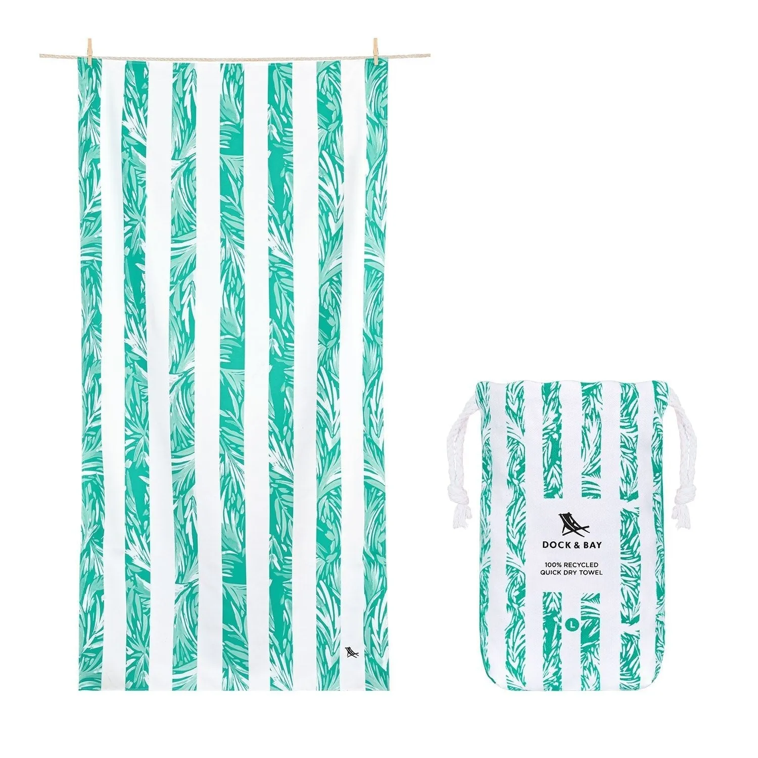 Dock and Bay Quick Dry Beach and Travel Towels