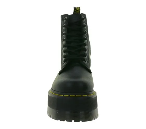 Dr. Martens 1460 Pascal Max Botas de plataforma para mujer Zapatos de cuero genuino Botas de invierno 26925001 Negro