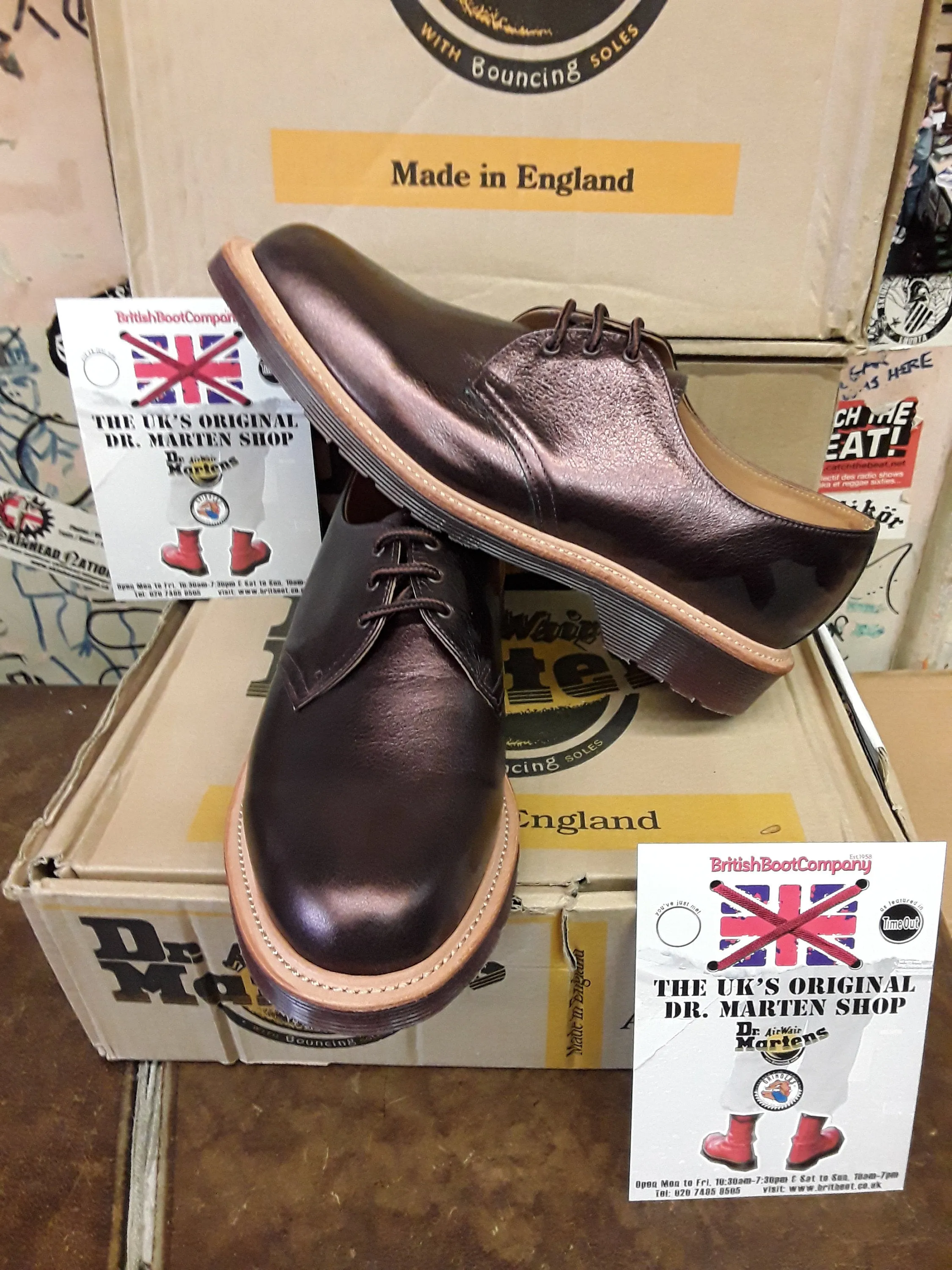 Dr Martens 1461 Bronze Metallic Size 9