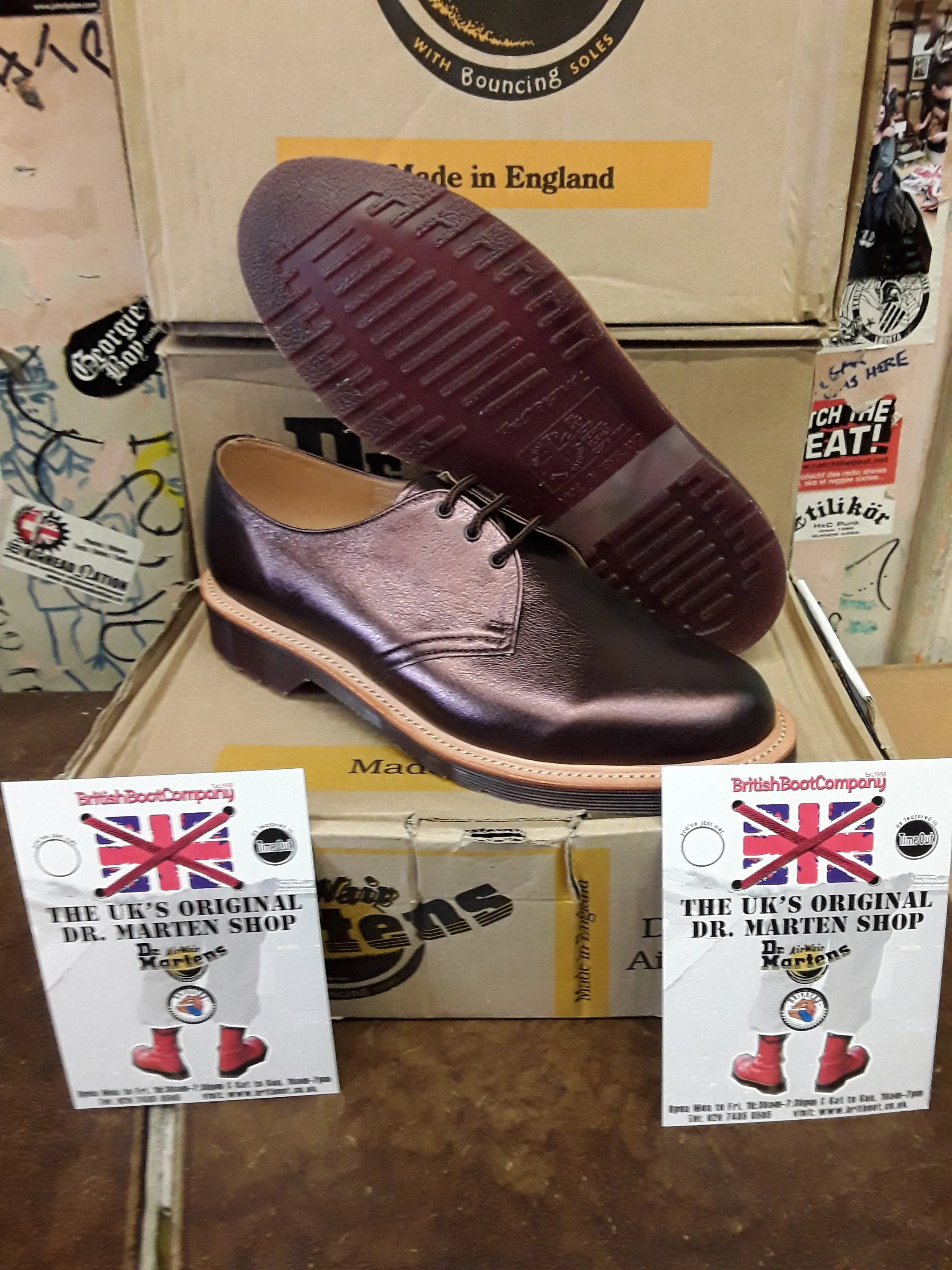 Dr Martens 1461 Bronze Metallic Size 9