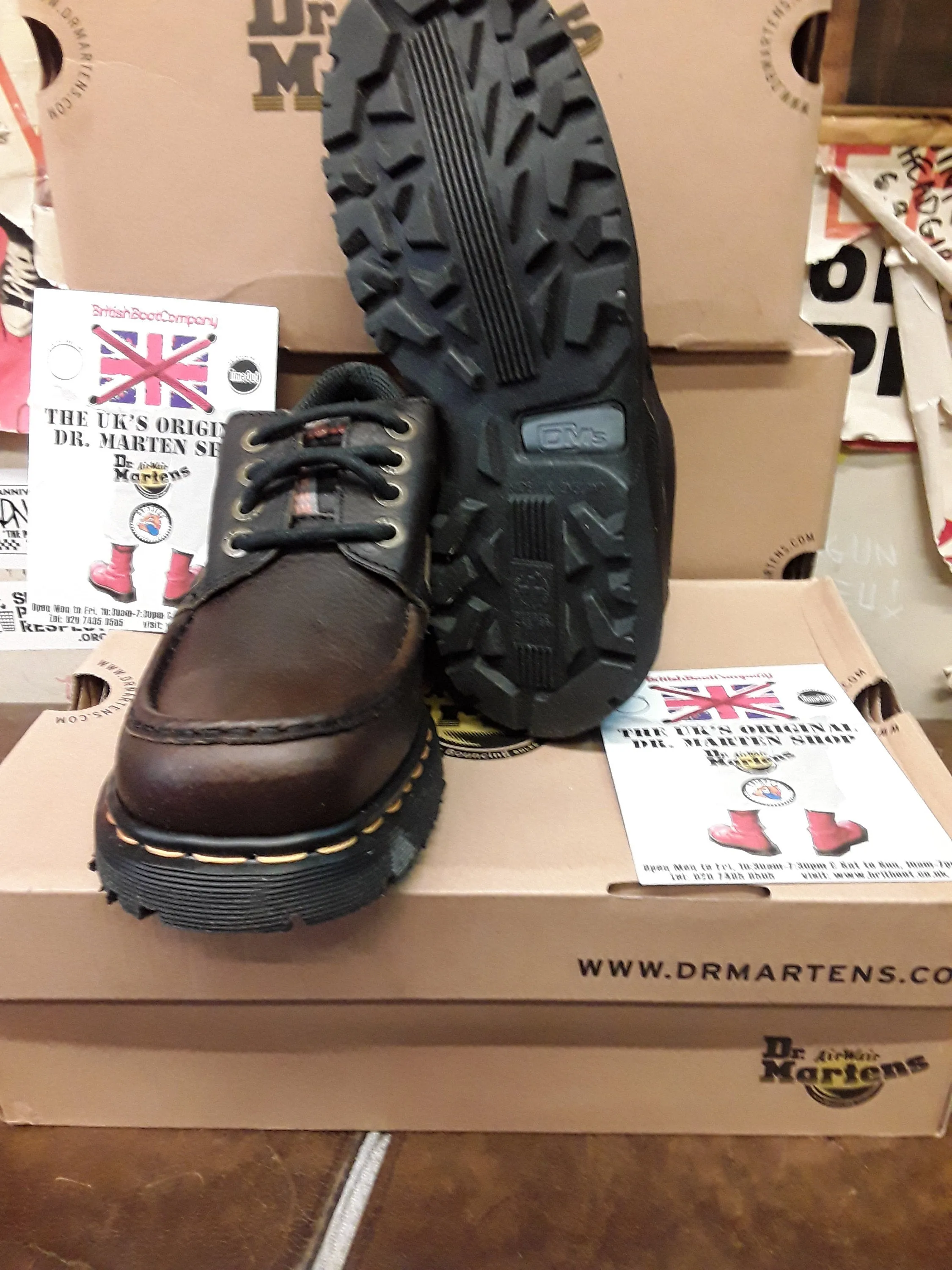 Dr Martens 9532 Made in England Bark Grizzly SHOE size 6