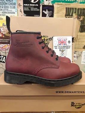 Dr Martens Red Crazy horse 6 hole limited Edition,  Various Sizes