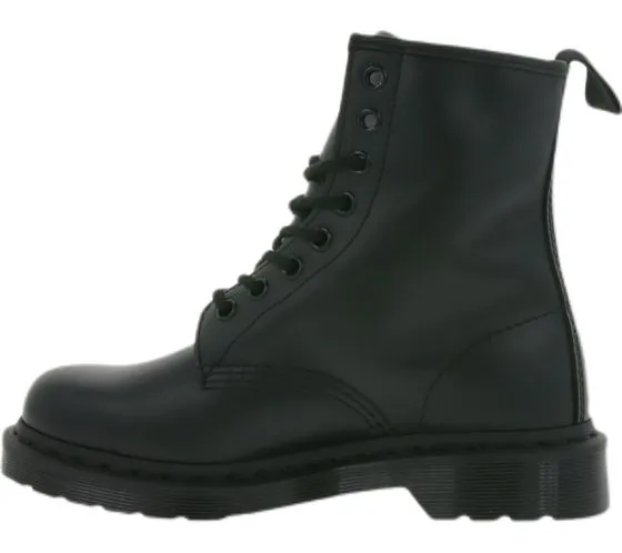 Dr. Martens Stivali da stivali in vera pelle 1460 Mono Smooth Black