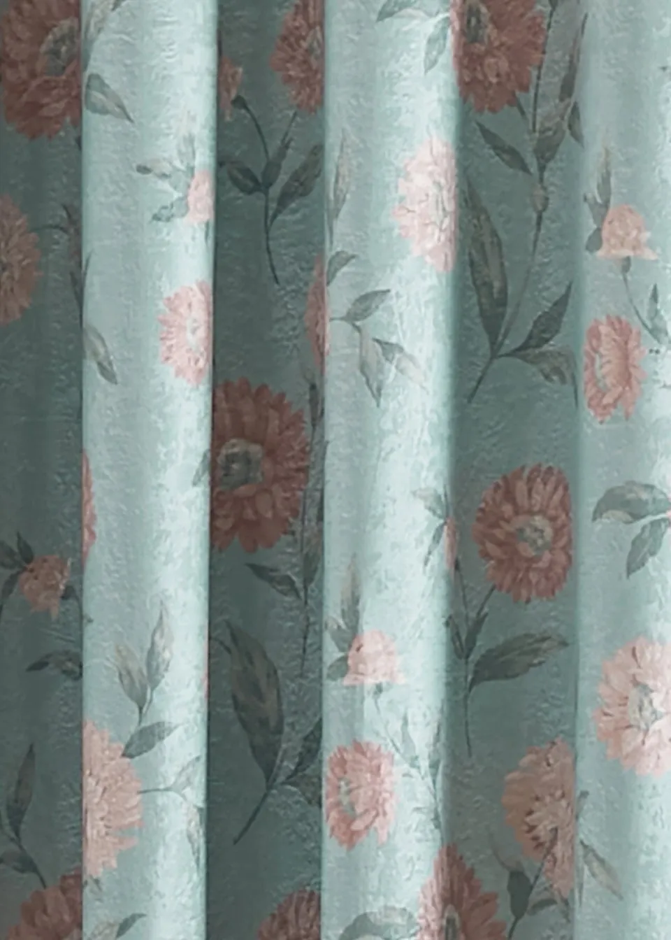 Dreams & Drapes Dahlia Dimout Blue Eyelet Curtains