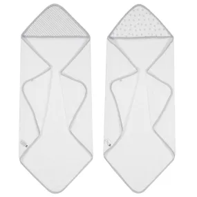 Embroidered Neutral Baby 2-Pack Hooded Towels