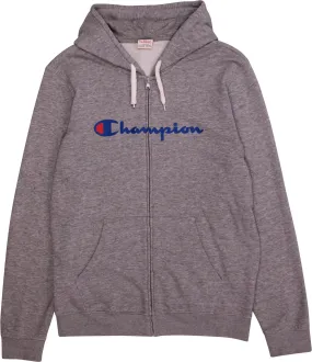 Grey Zipper Hoodie by Champion | ThriftTale