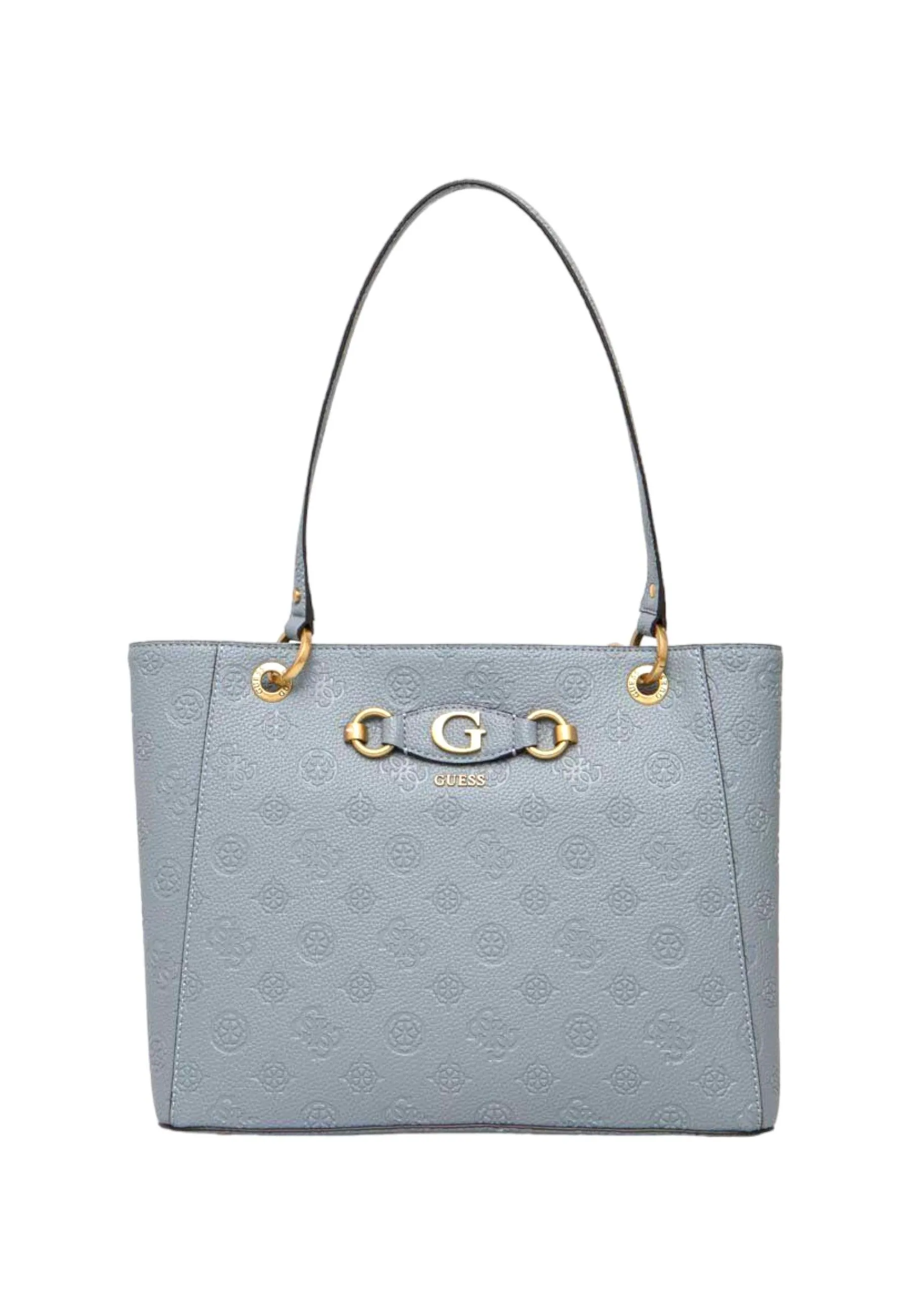 GUESS Izzy Peony Borsa Noel Tote Donna Light Denim PD920925