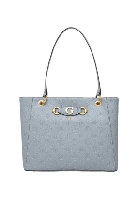 GUESS Izzy Peony Borsa Noel Tote Donna Light Denim PD920925