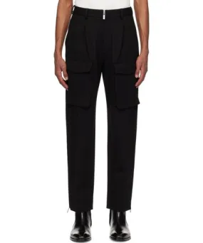 Helmut Lang Black Pocket Zoot Trousers