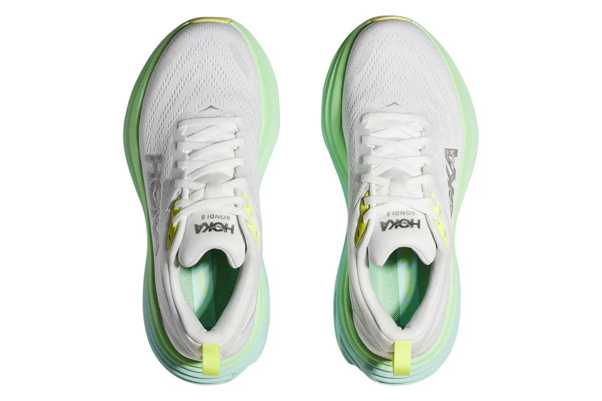 Hoka Bondi 8 B Blanc De Blanc/Sunlit Ocean Womens