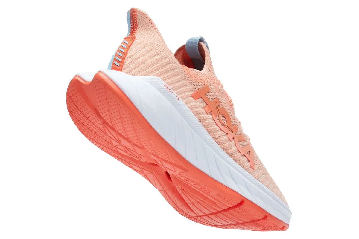 Hoka Carbon X 3 B Peach Parfait/Summer Song Womens