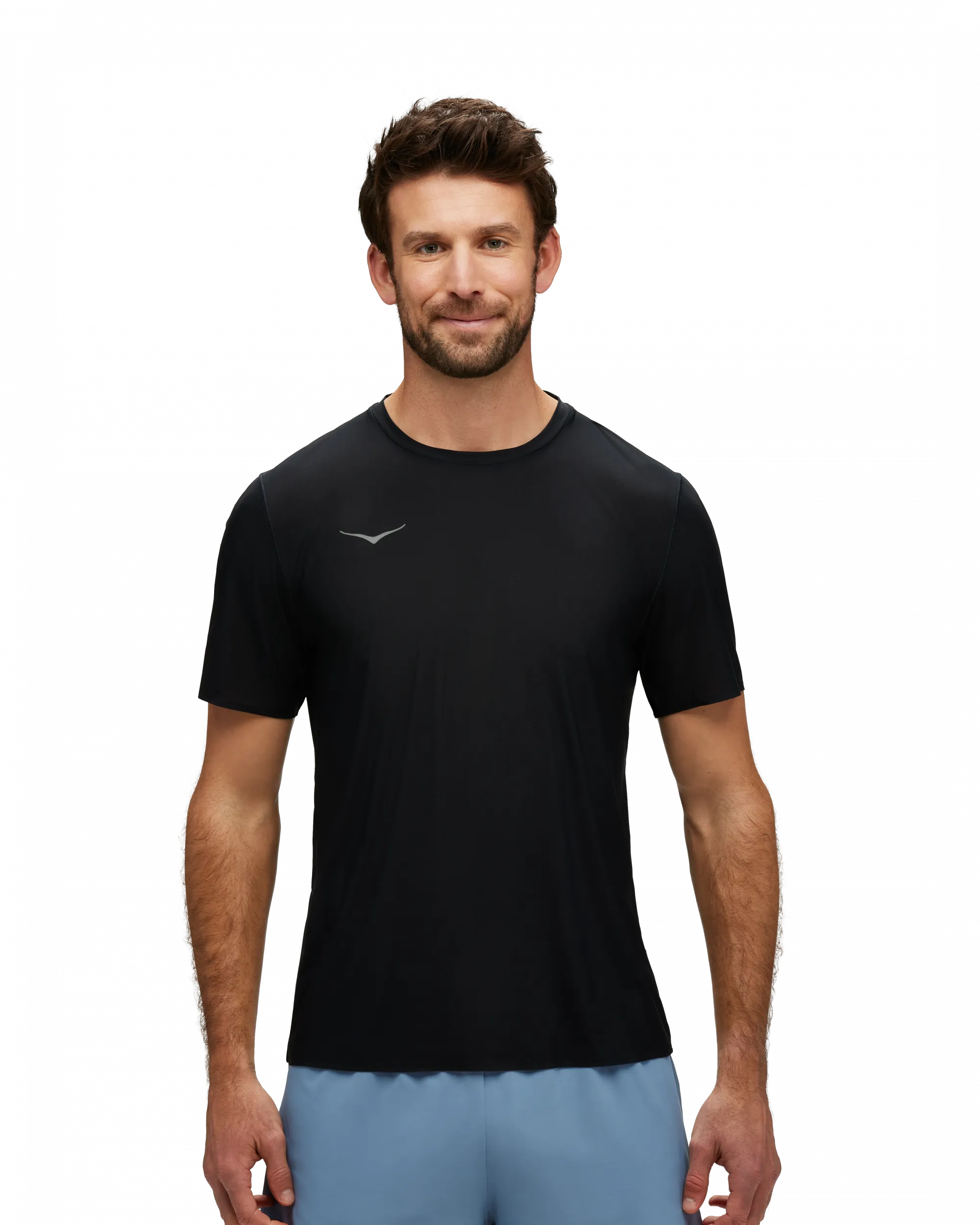 Hoka Men's Airolite Run Short Sleeve Black | Buy Hoka Men's Airolite Run Short Sleeve Black here | Outnorth