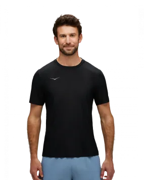 Hoka Men's Airolite Run Short Sleeve Black | Buy Hoka Men's Airolite Run Short Sleeve Black here | Outnorth