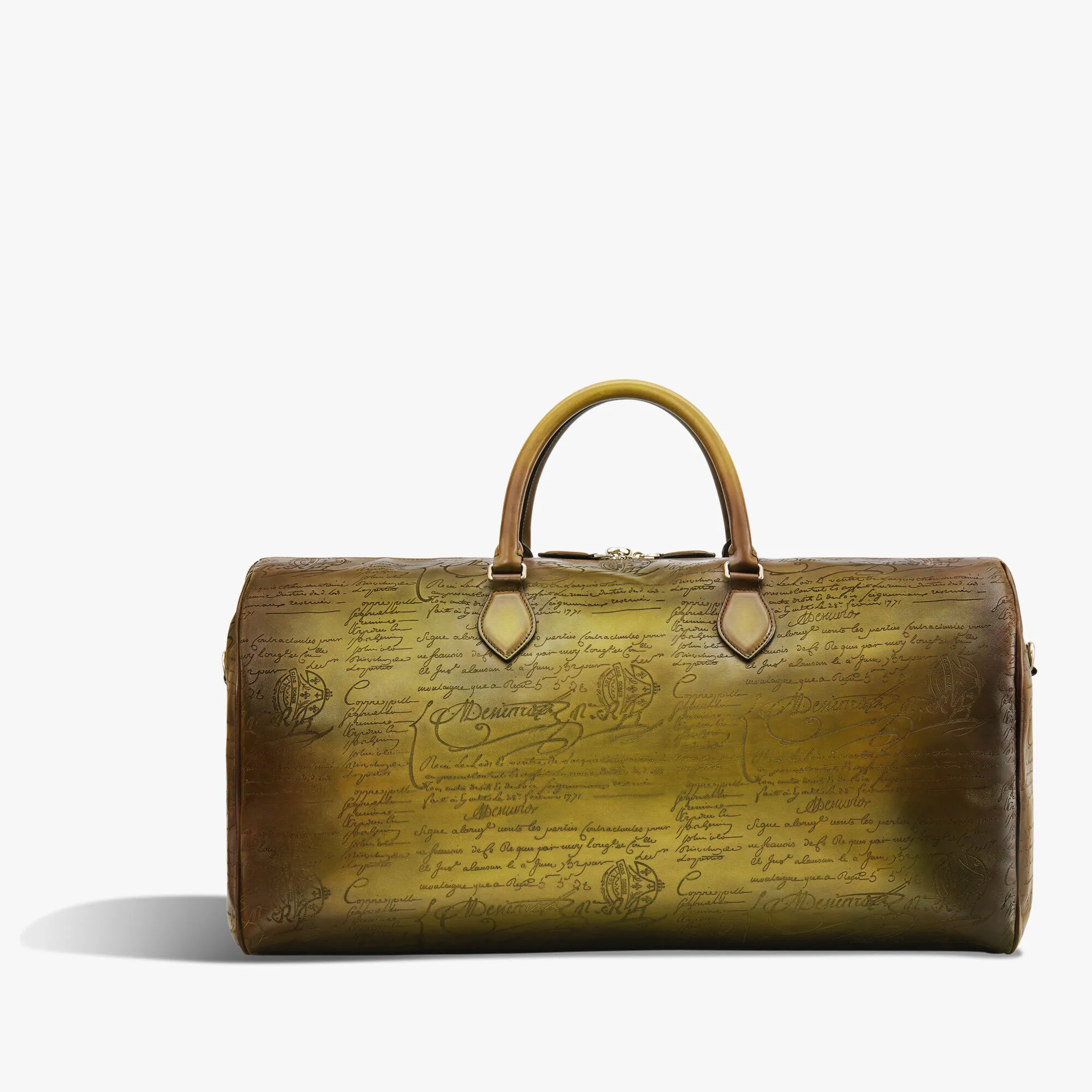 Jour Off GM Scritto Leather Travel Bag