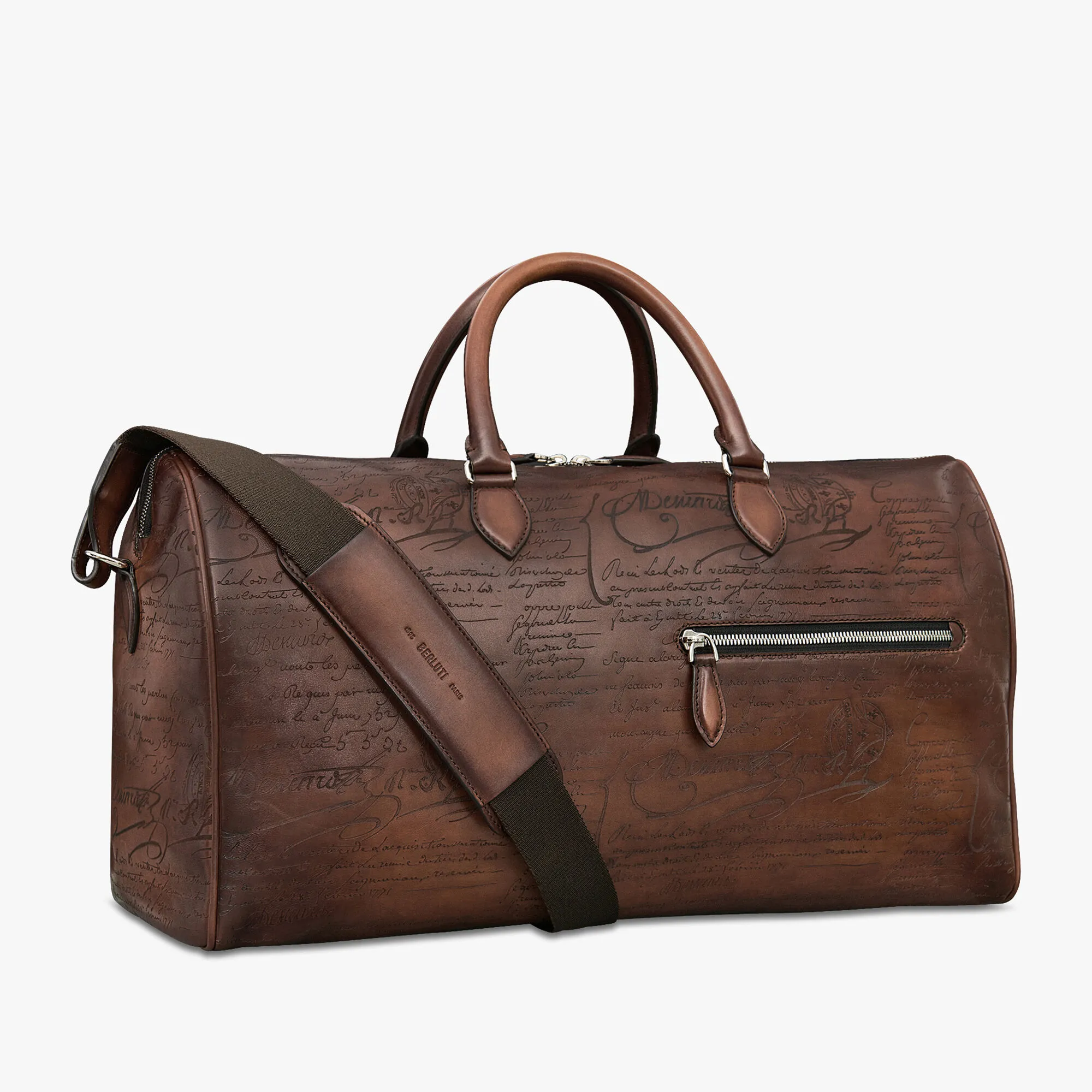 Jour Off MM Scritto Leather Travel Bag