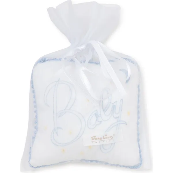 Kissy Kissy Boys Christening Musical Pillow, Blue