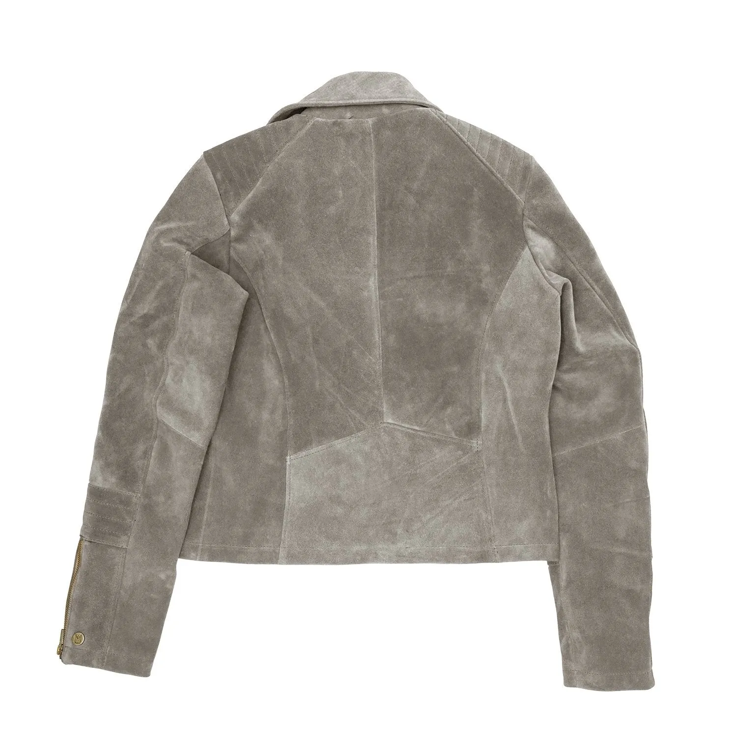 Ladies Suede Biker Jacket