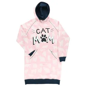 Lazy One Women's Cat Mom Sleep Hoodie