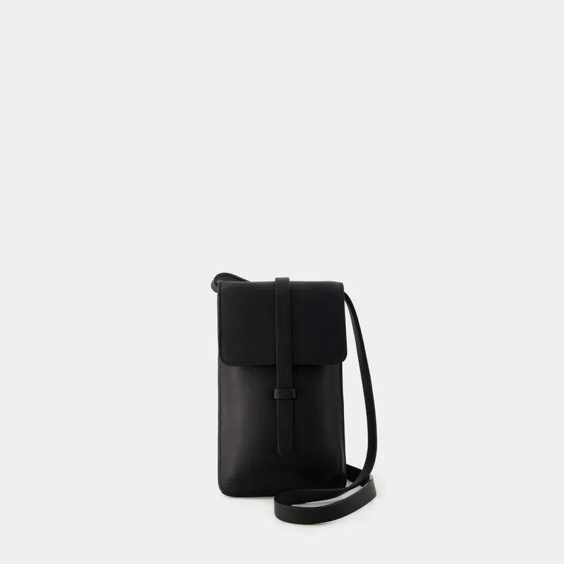 Leonore Crossbody - Ines De La Fressange - Leather - Black