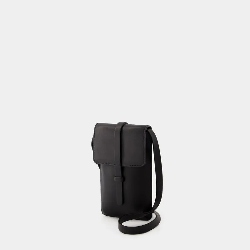 Leonore Crossbody - Ines De La Fressange - Leather - Black