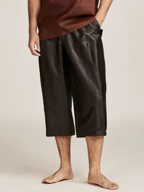 Loose Cropped TANGY Silk Trousers