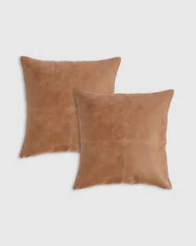 Luxe Leather Pillow Cover - Set of 2