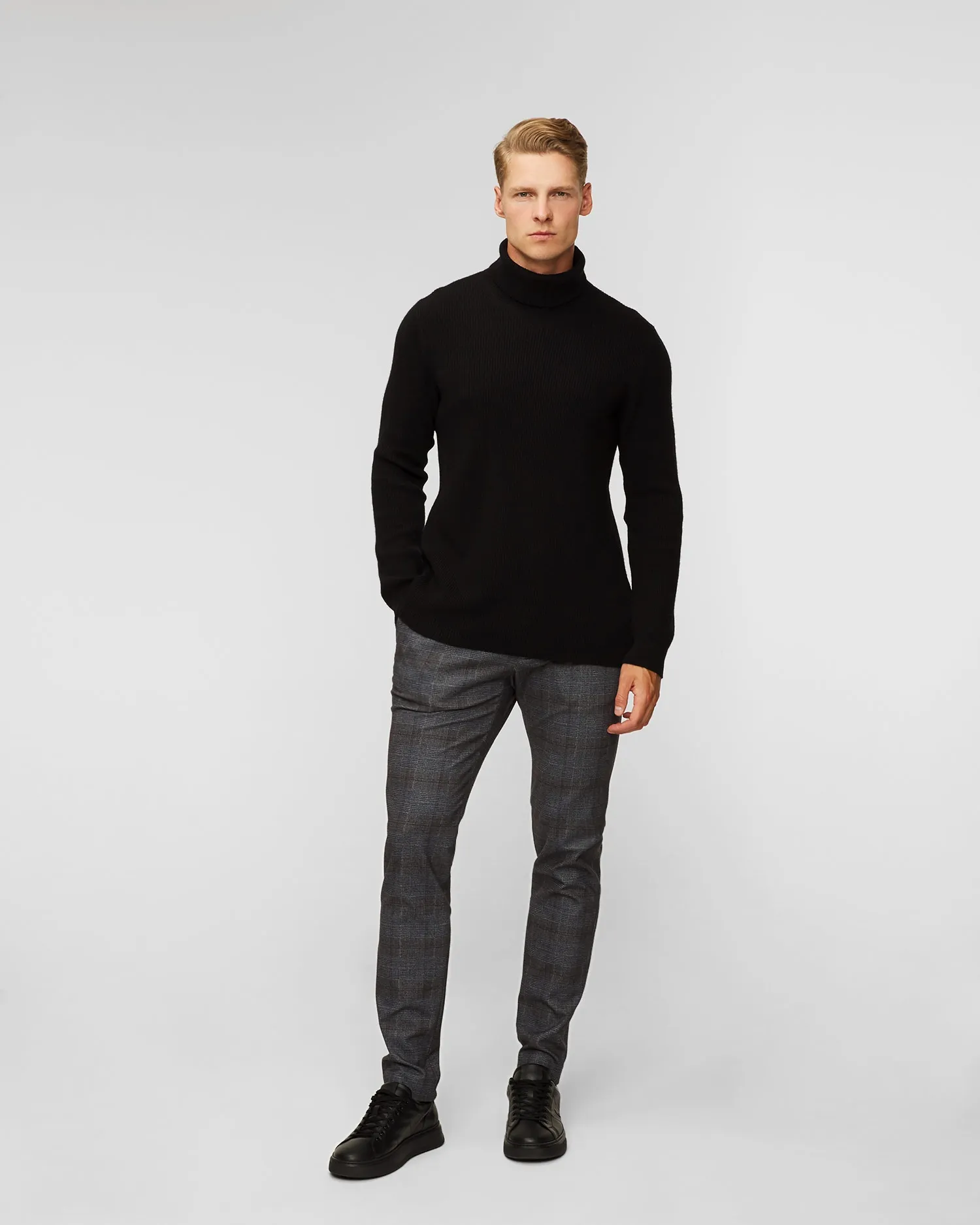 Men's cashmere turtleneck Johnstons of Elgin kap05107sa09004-sa0900