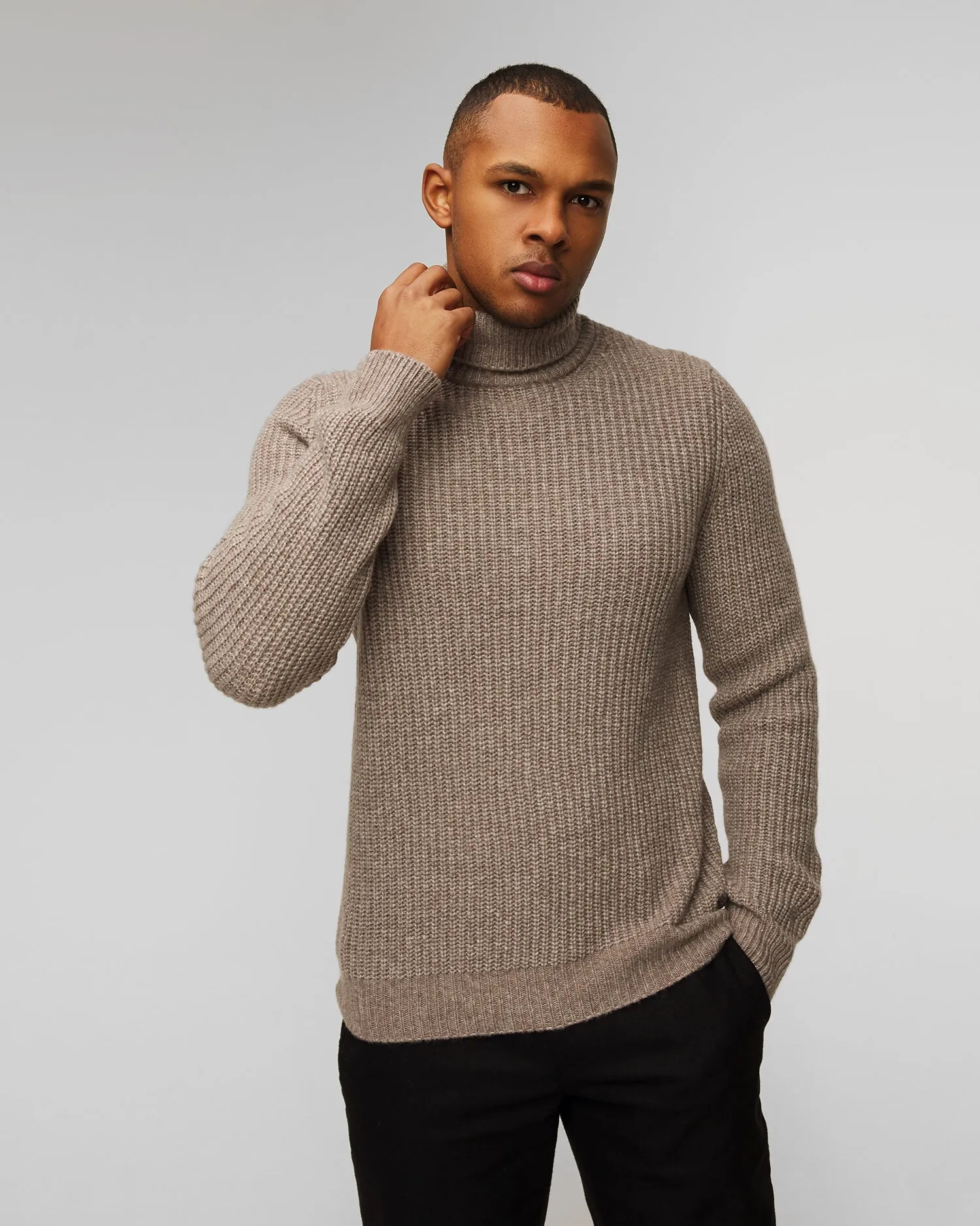 Men's woollen turtleneck Gran Sasso 1316819101-50