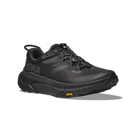 Men's Hoka Transport GTX Color: Black / Black