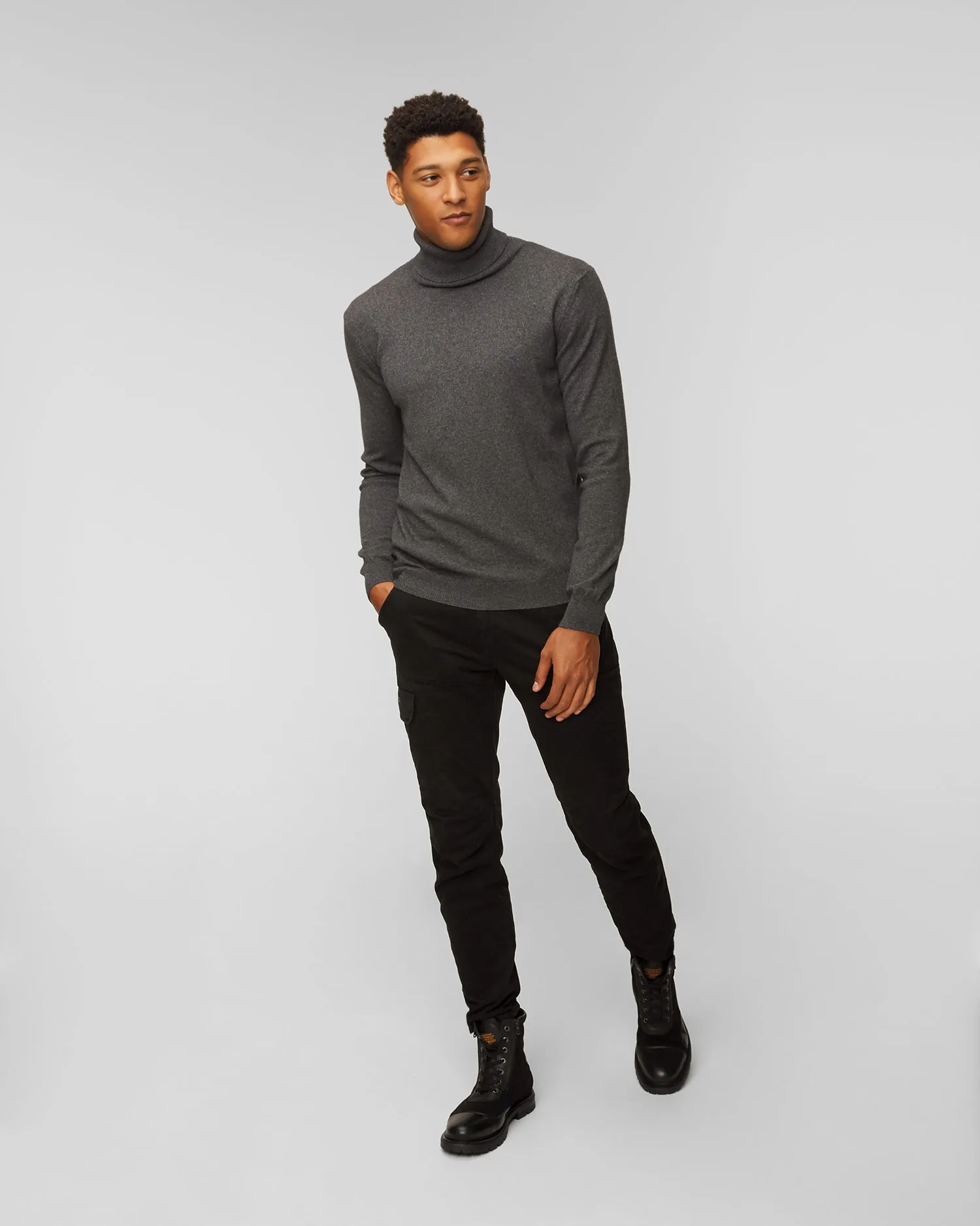 Men’s silk turtleneck Dondup UT194-920