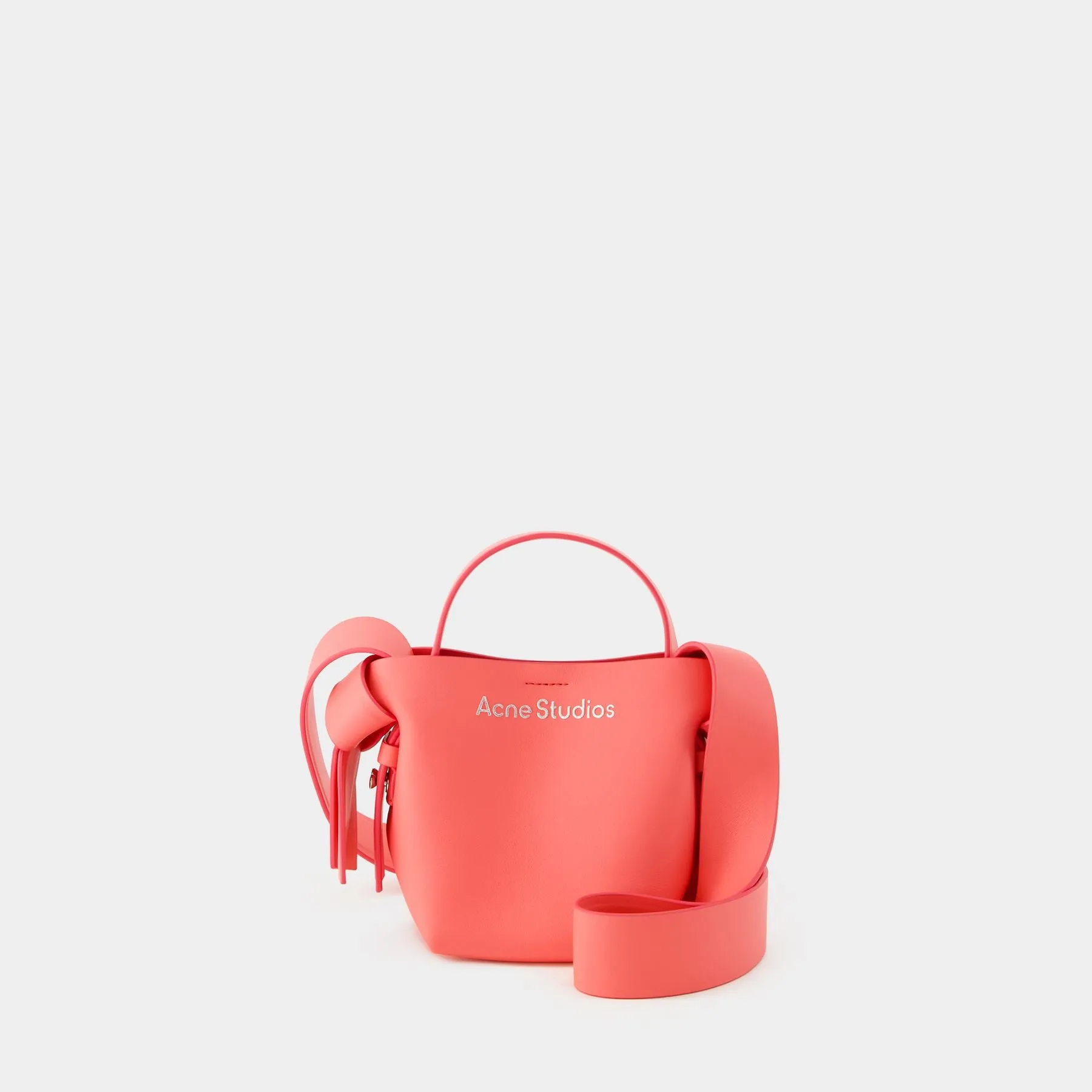 Musubi Micro Crossbody - Acne Studios - Leather - Electric Pink