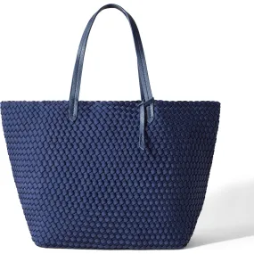 Naghedi NYC Women's Jet Setter Large Tote, Ink Blue