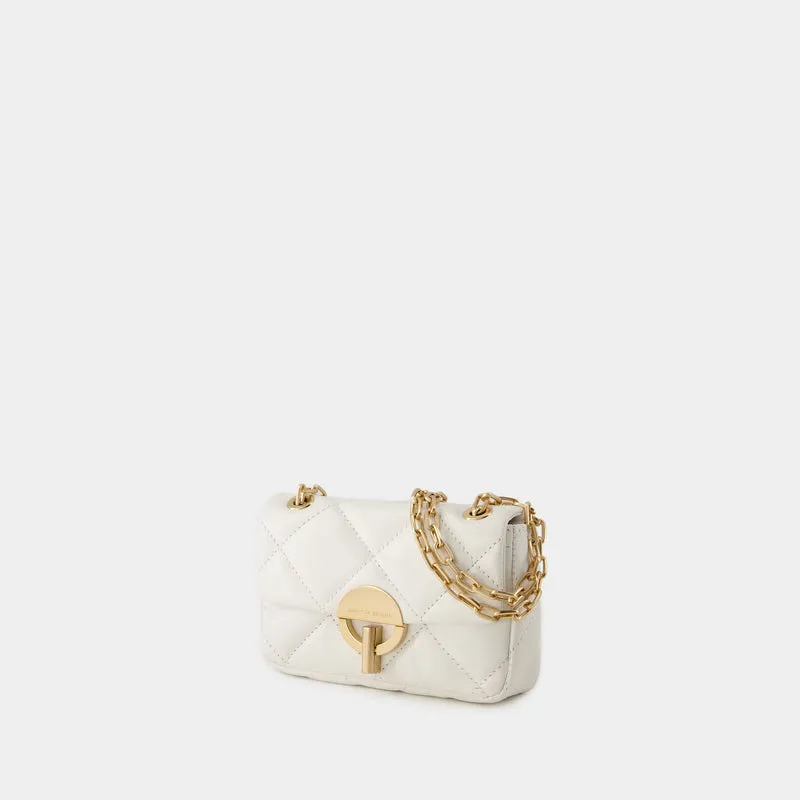 Nano Moon Crossbody - Vanessa Bruno - Leather - White