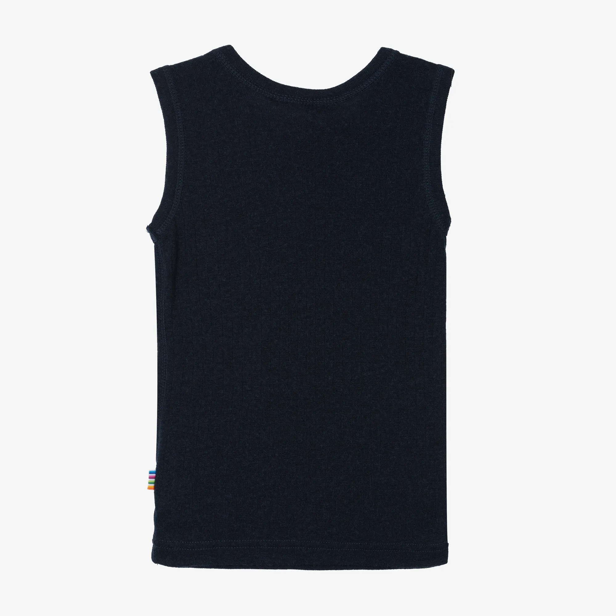 Navy Blue Merino Wool Vest