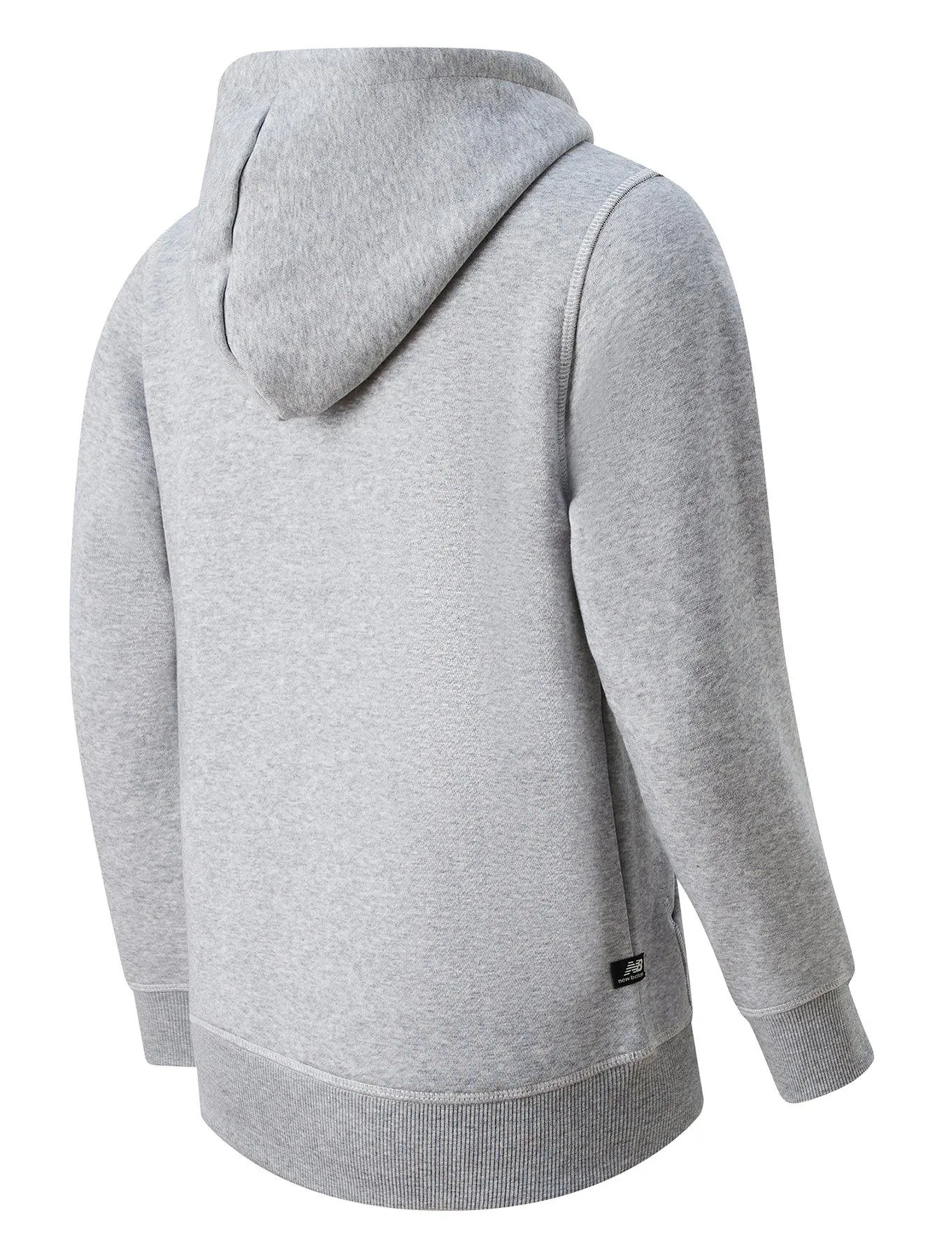 New Balance Essentials Brushed Back Hoodie - Grey