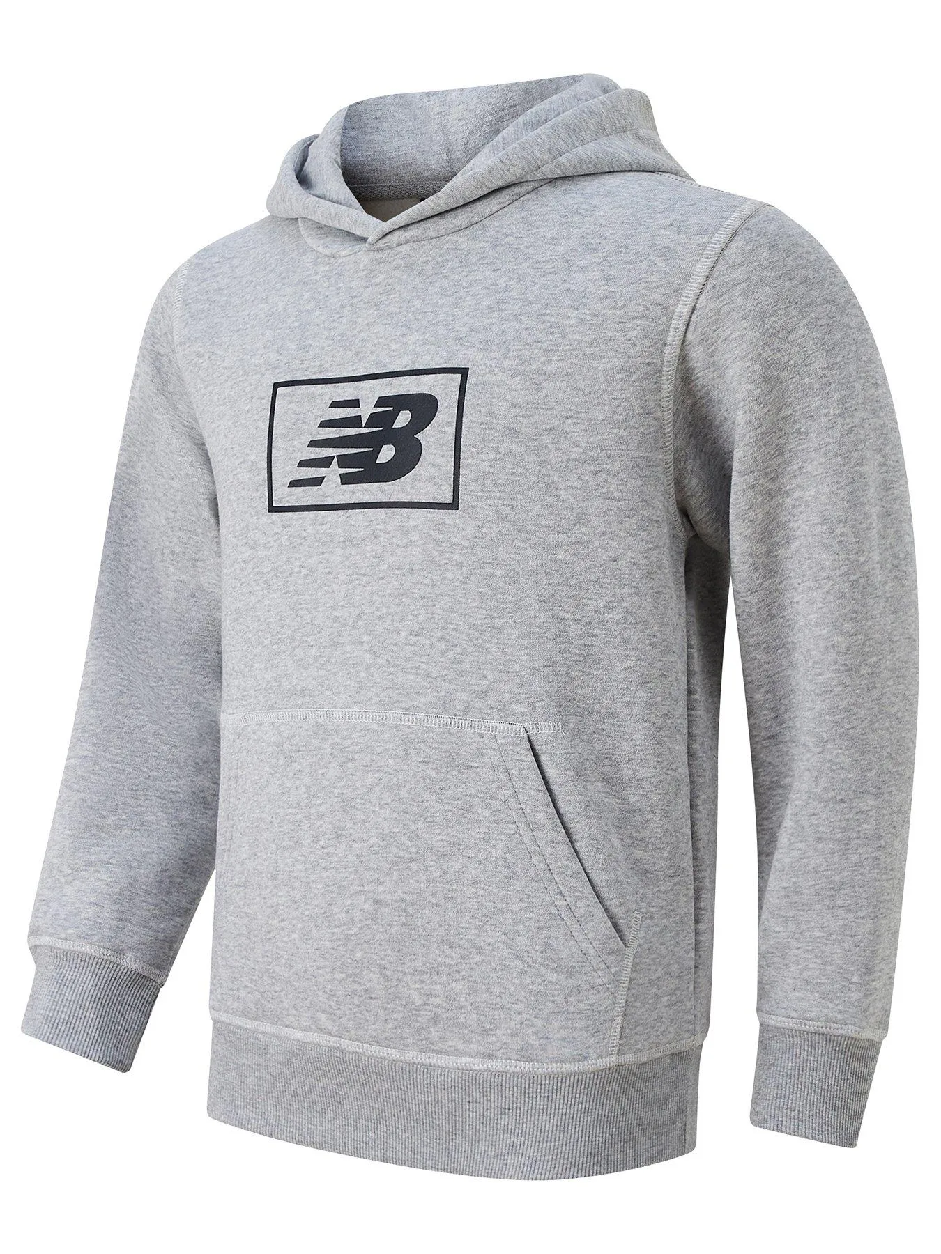 New Balance Essentials Brushed Back Hoodie - Grey